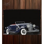 Металлическая табличка Duesenberg J 534 Walker-LaGrande Convertible Roadster